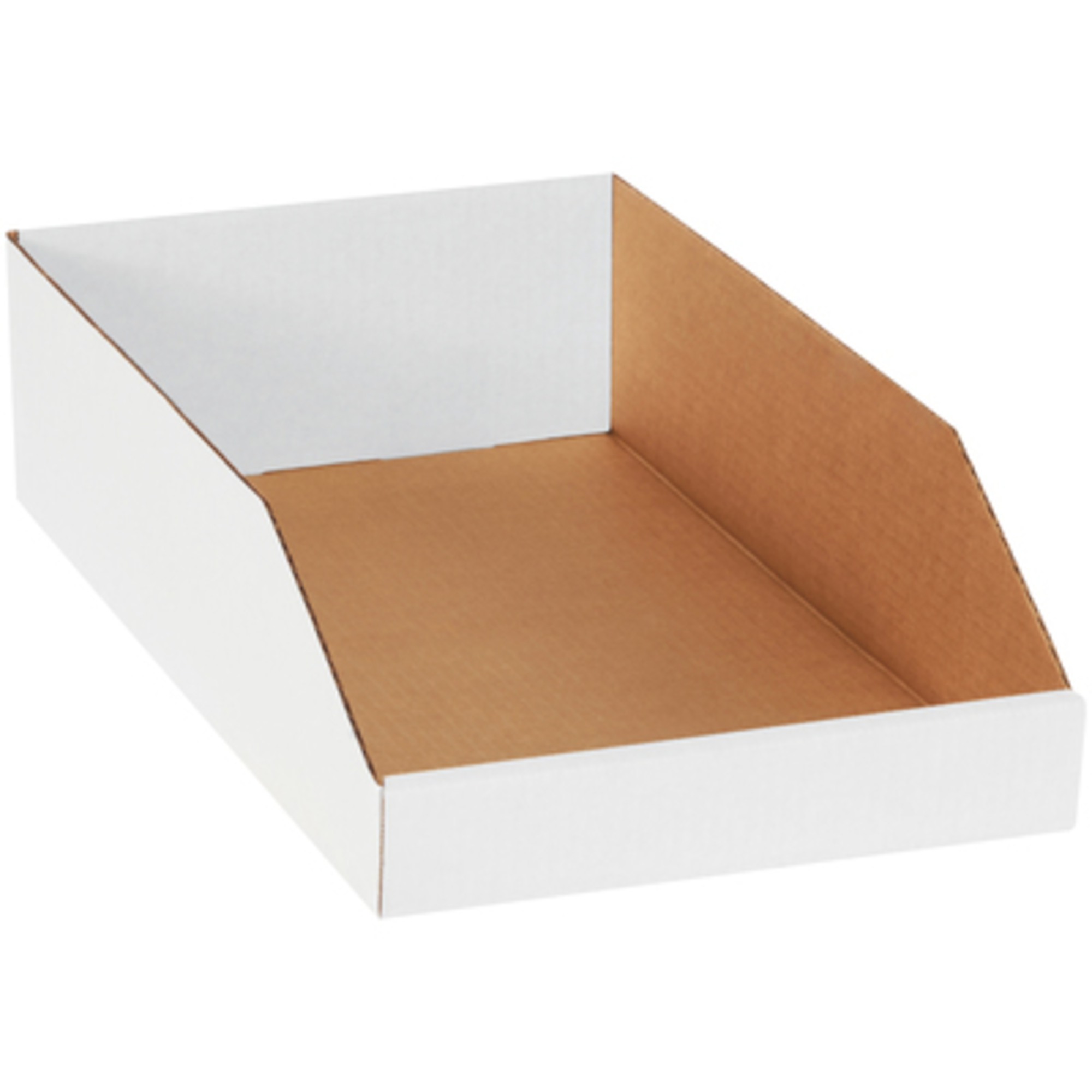 10 x 18 x 4 1/2in. White Bin Boxes 25/CS, Height 4.5 in, Width 10 in, Bins Included (qty.) 25 Model# BINEB1810